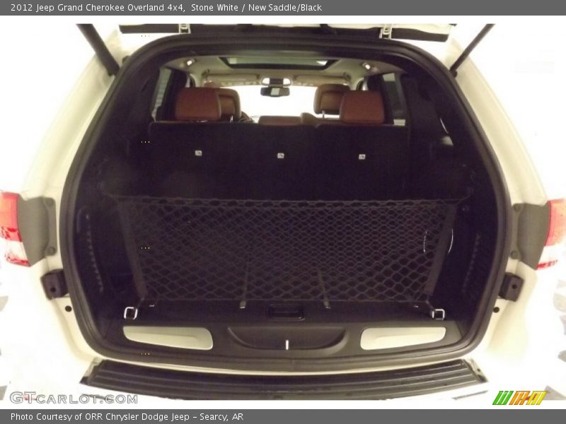 Stone White / New Saddle/Black 2012 Jeep Grand Cherokee Overland 4x4