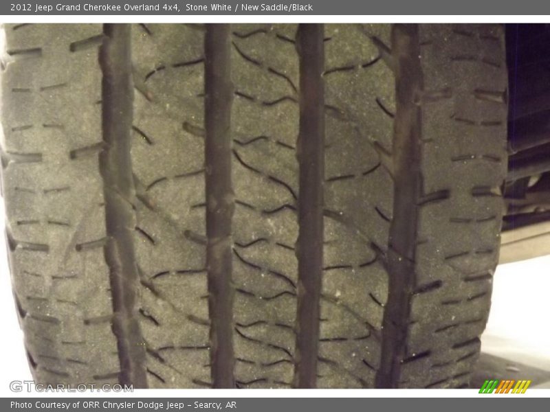 Stone White / New Saddle/Black 2012 Jeep Grand Cherokee Overland 4x4