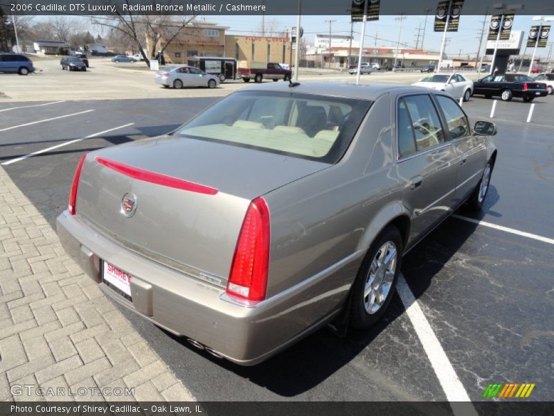 Radiant Bronze Metallic / Cashmere 2006 Cadillac DTS Luxury