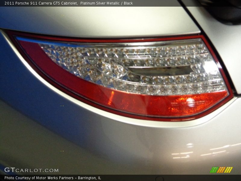 Platinum Silver Metallic / Black 2011 Porsche 911 Carrera GTS Cabriolet