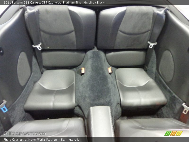 Platinum Silver Metallic / Black 2011 Porsche 911 Carrera GTS Cabriolet