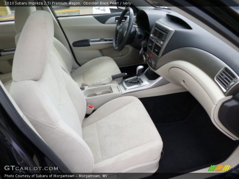 Obsidian Black Pearl / Ivory 2010 Subaru Impreza 2.5i Premium Wagon