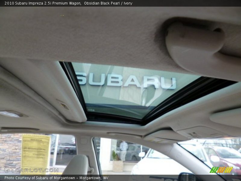 Obsidian Black Pearl / Ivory 2010 Subaru Impreza 2.5i Premium Wagon
