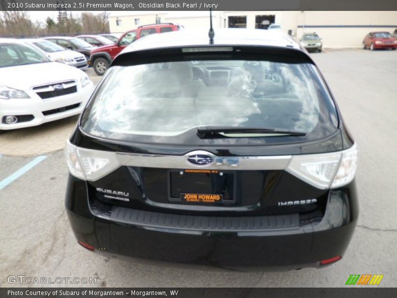 Obsidian Black Pearl / Ivory 2010 Subaru Impreza 2.5i Premium Wagon