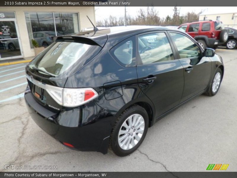 Obsidian Black Pearl / Ivory 2010 Subaru Impreza 2.5i Premium Wagon