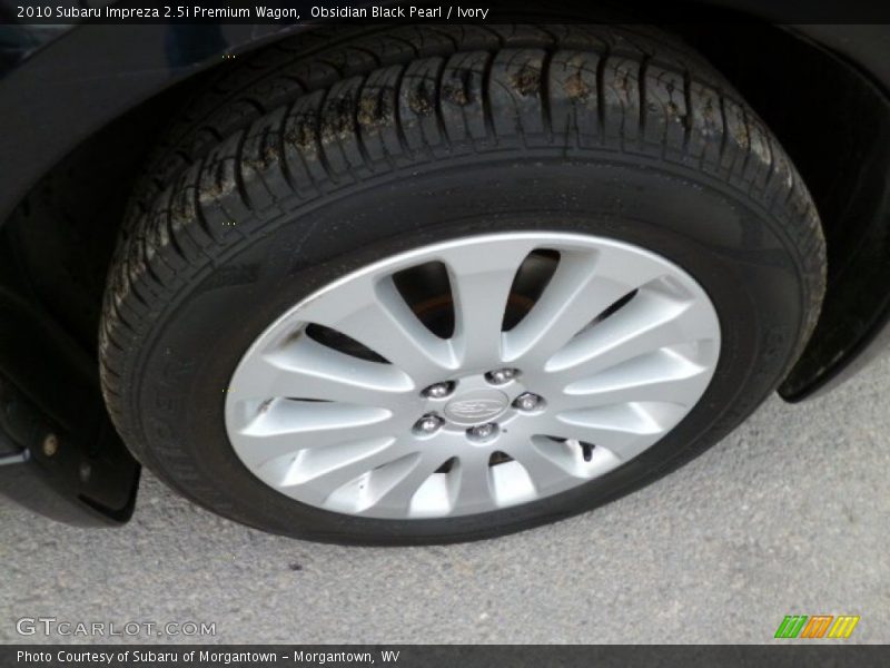 Obsidian Black Pearl / Ivory 2010 Subaru Impreza 2.5i Premium Wagon