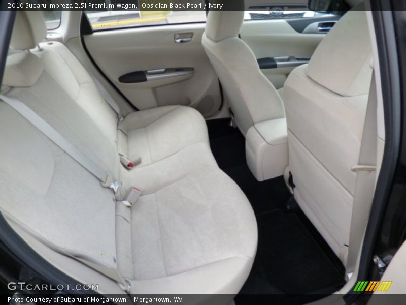 Obsidian Black Pearl / Ivory 2010 Subaru Impreza 2.5i Premium Wagon