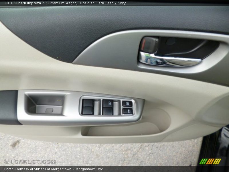 Obsidian Black Pearl / Ivory 2010 Subaru Impreza 2.5i Premium Wagon