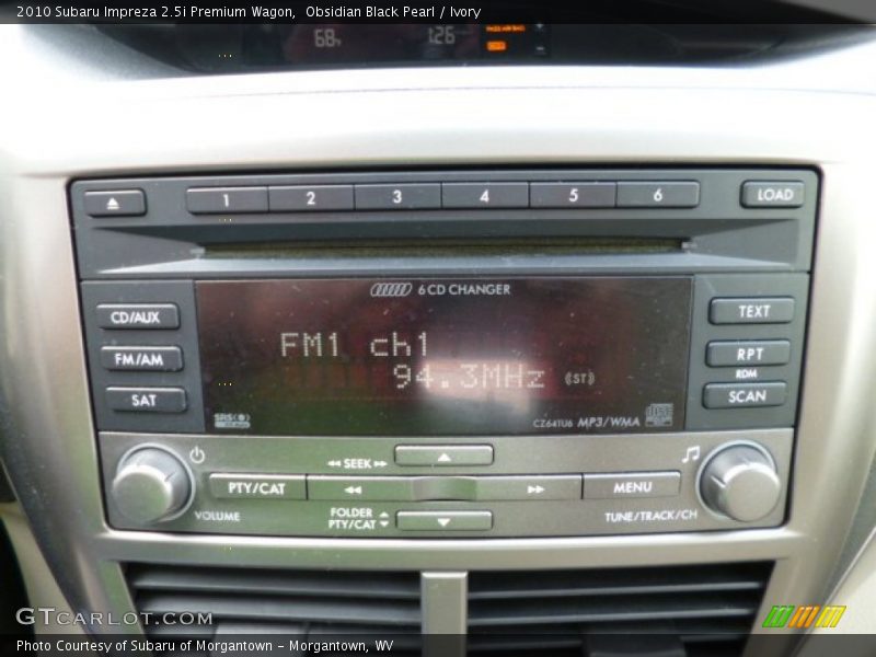 Obsidian Black Pearl / Ivory 2010 Subaru Impreza 2.5i Premium Wagon