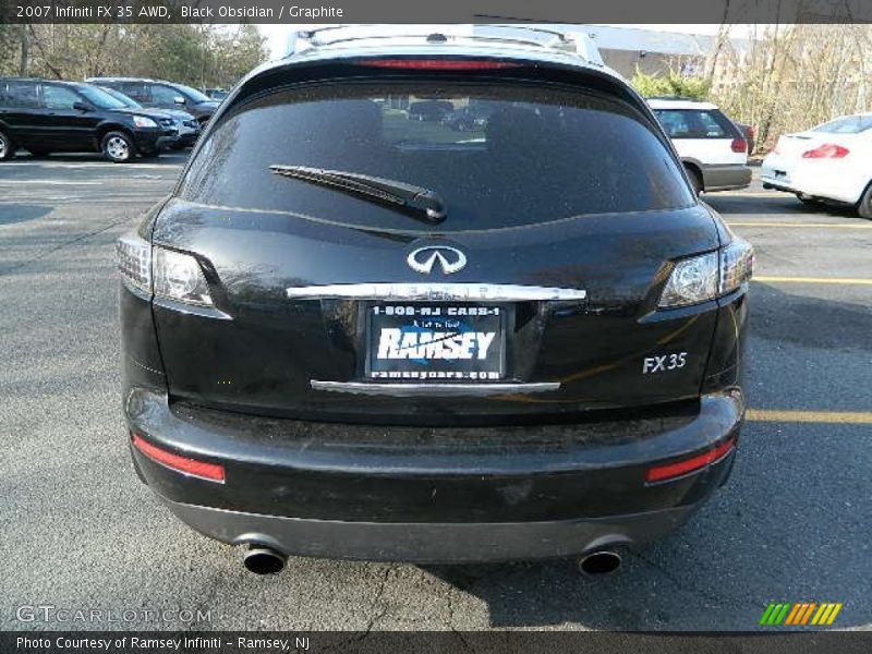 Black Obsidian / Graphite 2007 Infiniti FX 35 AWD