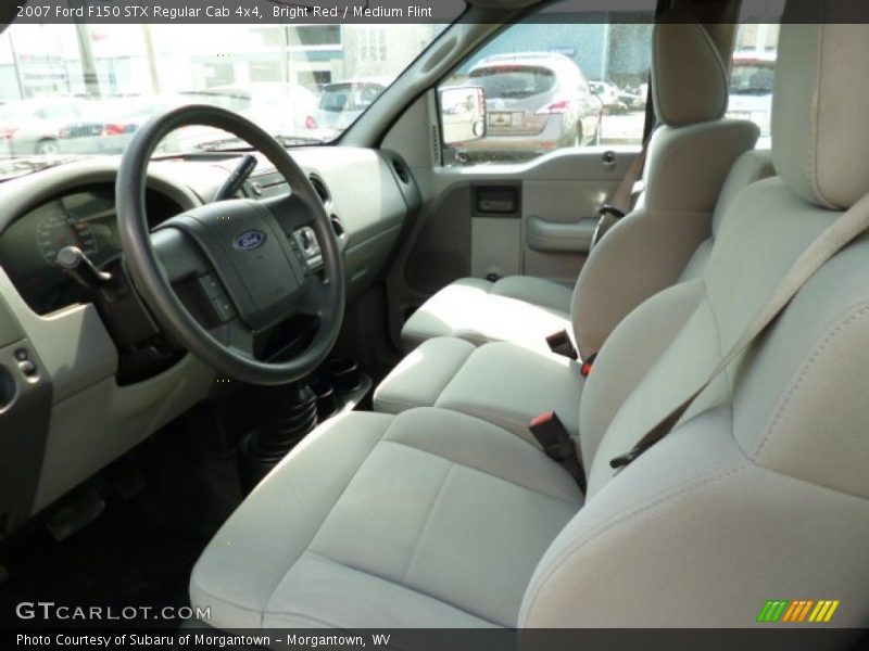 Front Seat of 2007 F150 STX Regular Cab 4x4