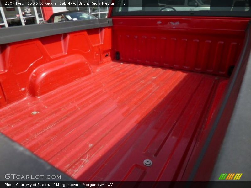 Bright Red / Medium Flint 2007 Ford F150 STX Regular Cab 4x4