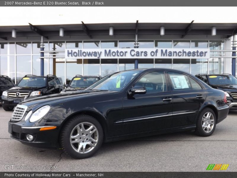 Black / Black 2007 Mercedes-Benz E 320 Bluetec Sedan