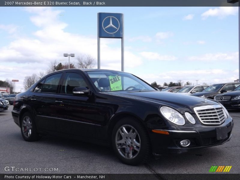 Black / Black 2007 Mercedes-Benz E 320 Bluetec Sedan