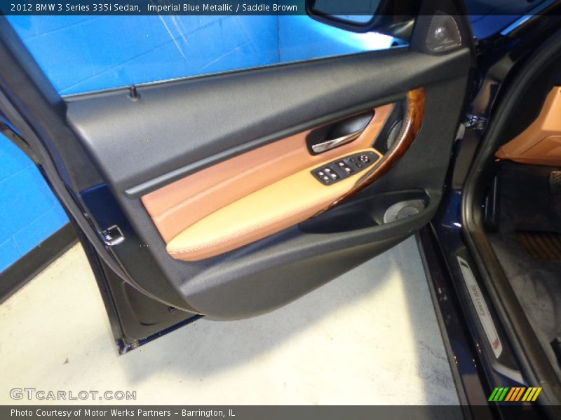 Imperial Blue Metallic / Saddle Brown 2012 BMW 3 Series 335i Sedan