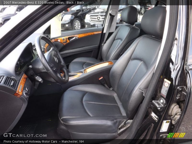 Black / Black 2007 Mercedes-Benz E 320 Bluetec Sedan