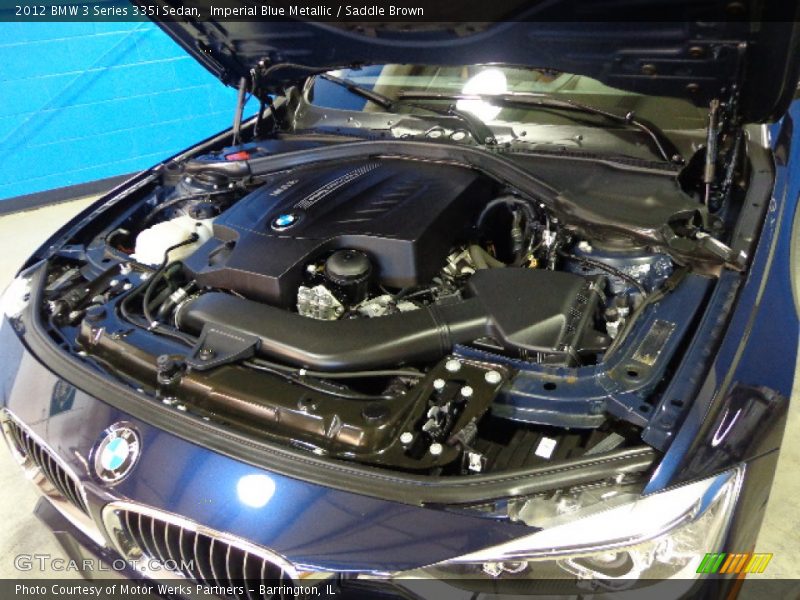 Imperial Blue Metallic / Saddle Brown 2012 BMW 3 Series 335i Sedan