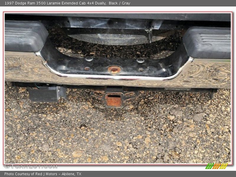 Black / Gray 1997 Dodge Ram 3500 Laramie Extended Cab 4x4 Dually