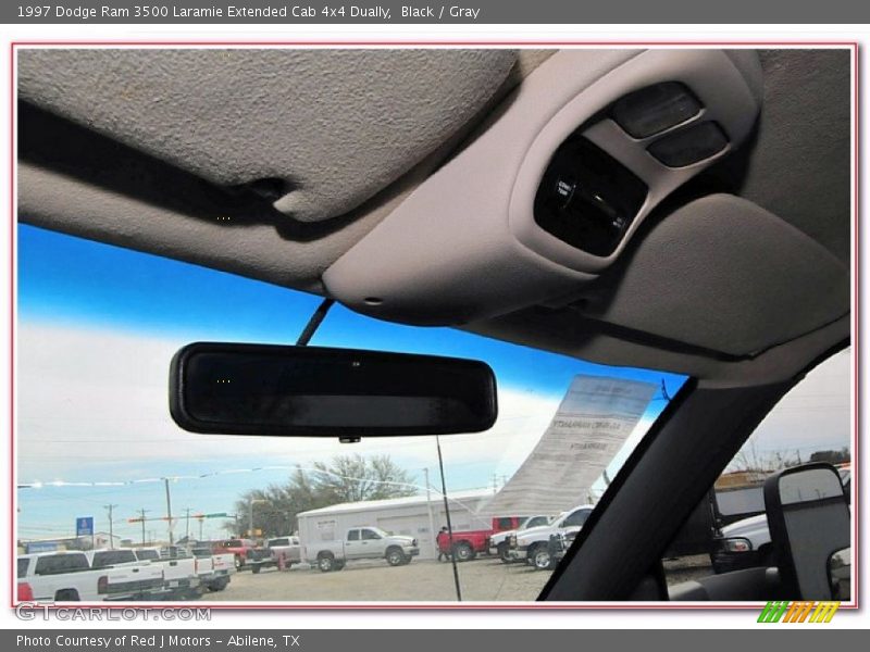 Black / Gray 1997 Dodge Ram 3500 Laramie Extended Cab 4x4 Dually