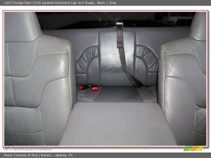 Black / Gray 1997 Dodge Ram 3500 Laramie Extended Cab 4x4 Dually