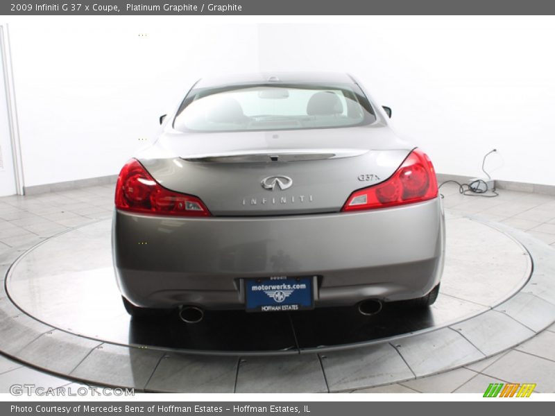 Platinum Graphite / Graphite 2009 Infiniti G 37 x Coupe