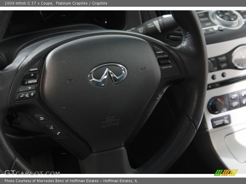 Platinum Graphite / Graphite 2009 Infiniti G 37 x Coupe
