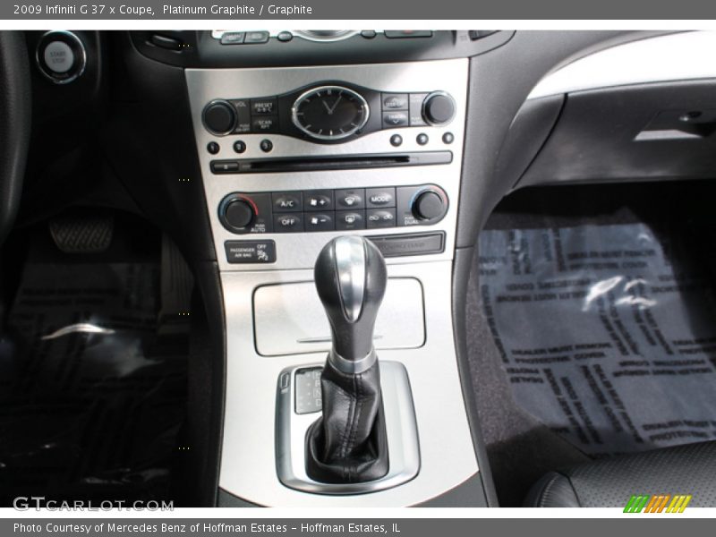 Platinum Graphite / Graphite 2009 Infiniti G 37 x Coupe