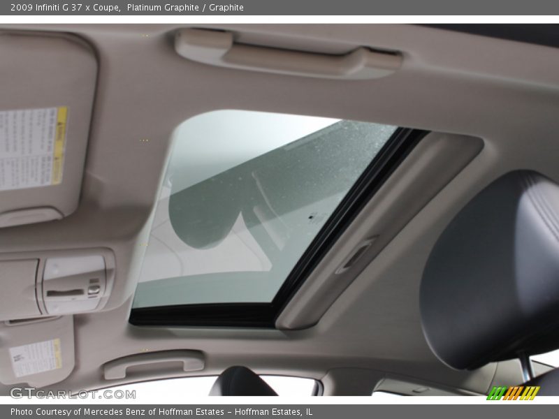 Platinum Graphite / Graphite 2009 Infiniti G 37 x Coupe