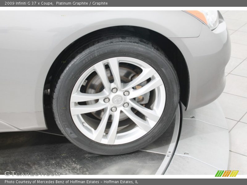 Platinum Graphite / Graphite 2009 Infiniti G 37 x Coupe