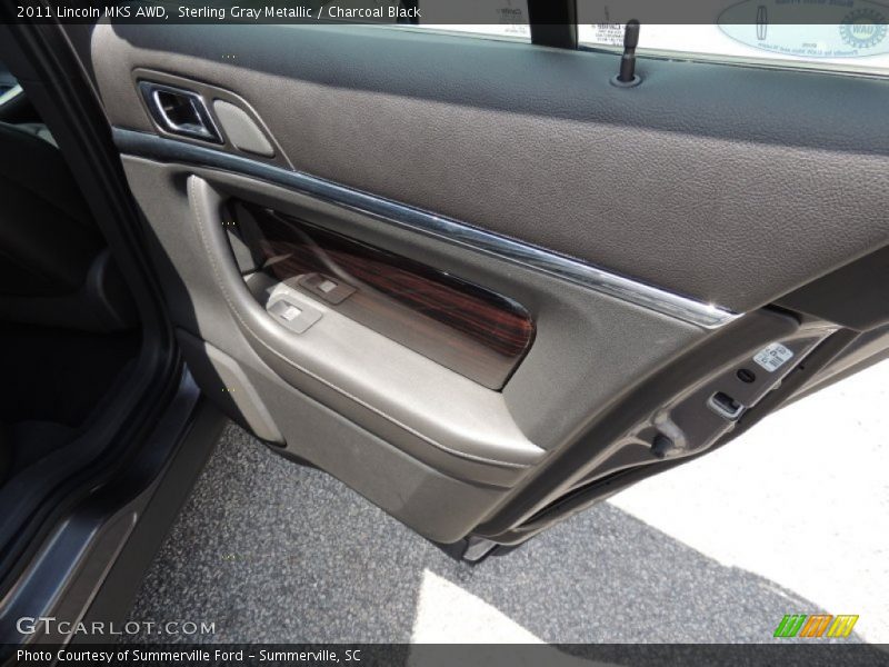 Sterling Gray Metallic / Charcoal Black 2011 Lincoln MKS AWD