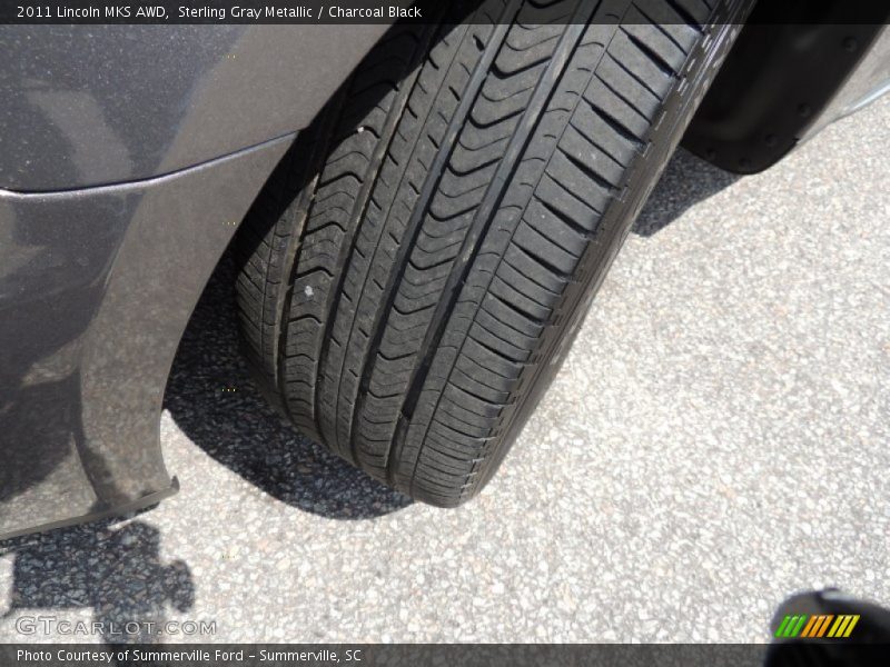 Sterling Gray Metallic / Charcoal Black 2011 Lincoln MKS AWD