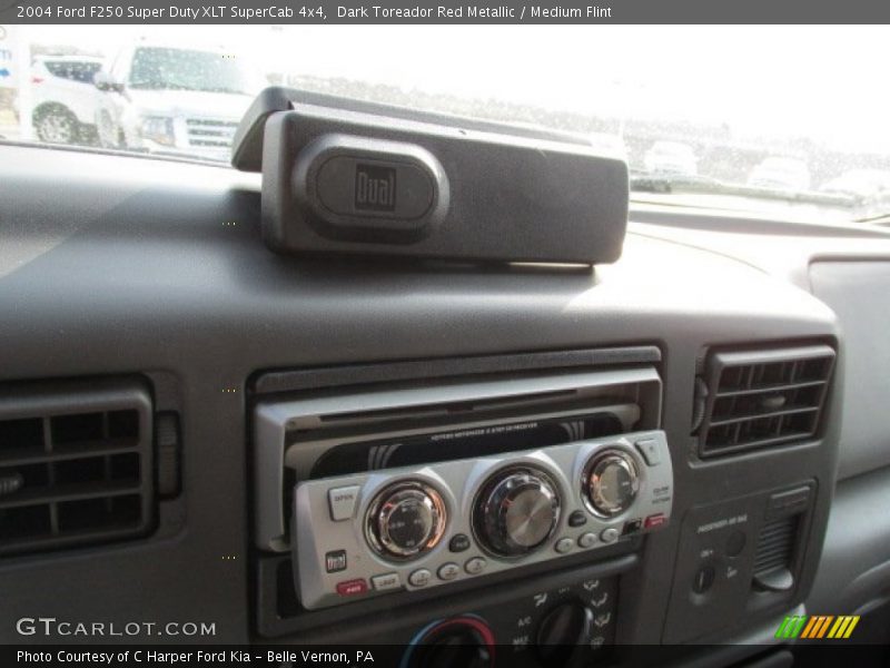 Dark Toreador Red Metallic / Medium Flint 2004 Ford F250 Super Duty XLT SuperCab 4x4