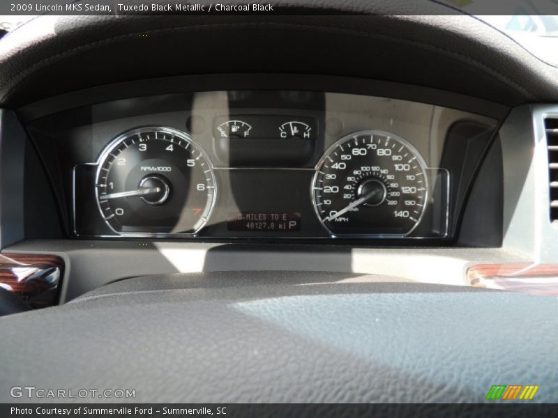 Tuxedo Black Metallic / Charcoal Black 2009 Lincoln MKS Sedan