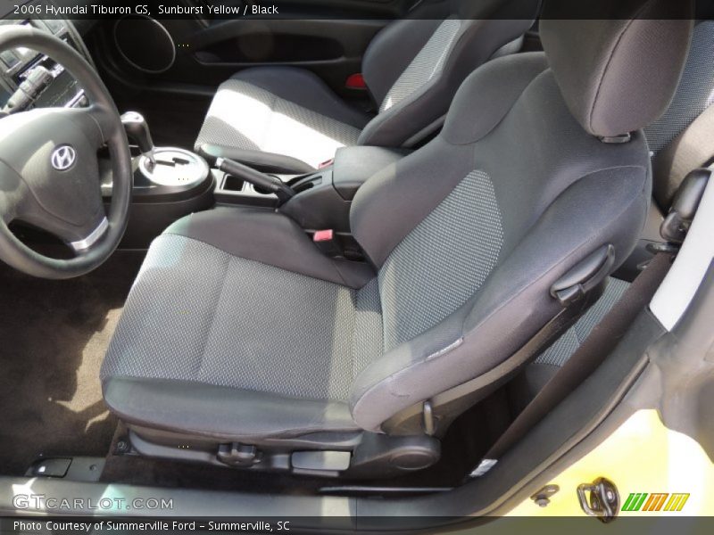 Sunburst Yellow / Black 2006 Hyundai Tiburon GS