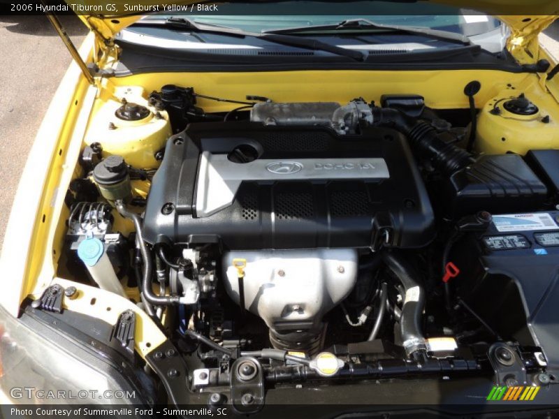 Sunburst Yellow / Black 2006 Hyundai Tiburon GS