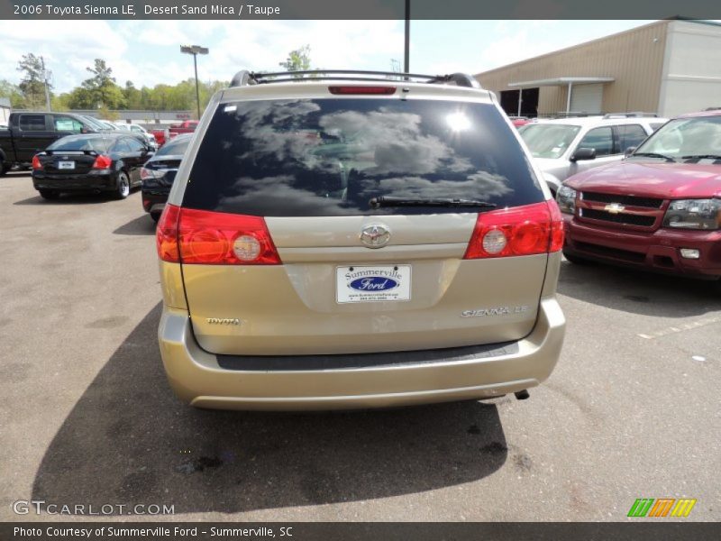 Desert Sand Mica / Taupe 2006 Toyota Sienna LE