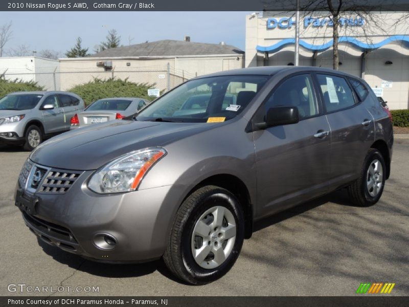 Gotham Gray / Black 2010 Nissan Rogue S AWD