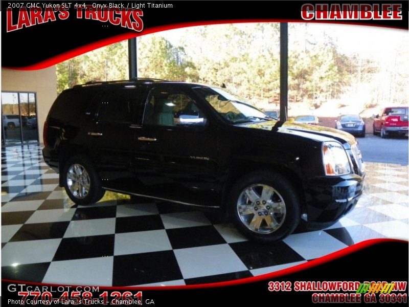 Onyx Black / Light Titanium 2007 GMC Yukon SLT 4x4