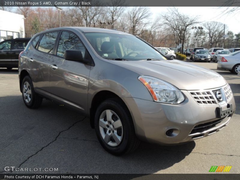 Gotham Gray / Black 2010 Nissan Rogue S AWD