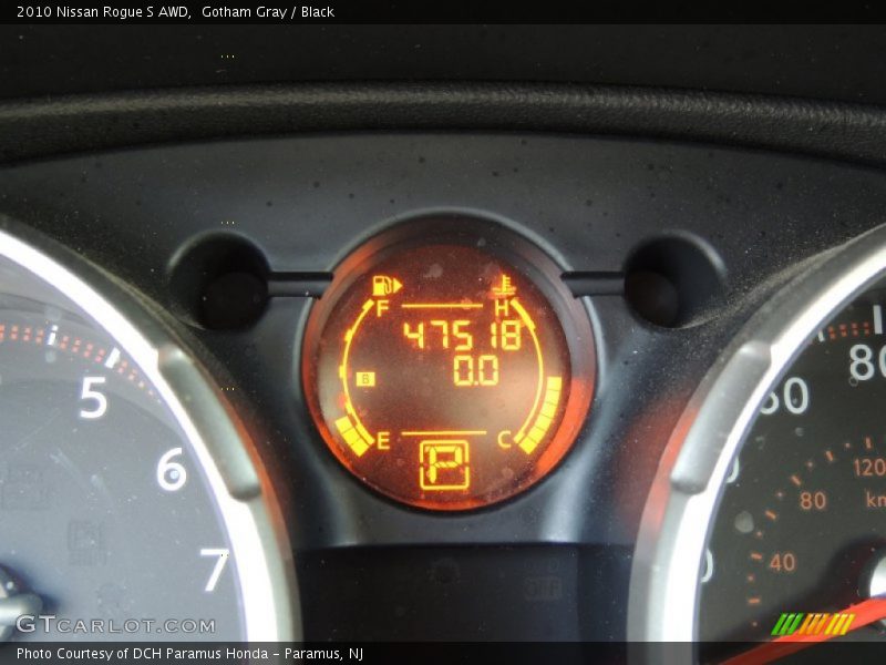 Gotham Gray / Black 2010 Nissan Rogue S AWD