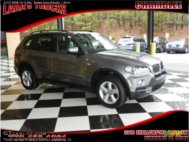 Space Grey Metallic / Black 2007 BMW X5 3.0si