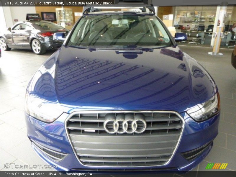 Scuba Blue Metallic / Black 2013 Audi A4 2.0T quattro Sedan