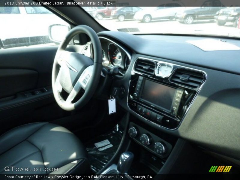 Billet Silver Metallic / Black 2013 Chrysler 200 Limited Sedan