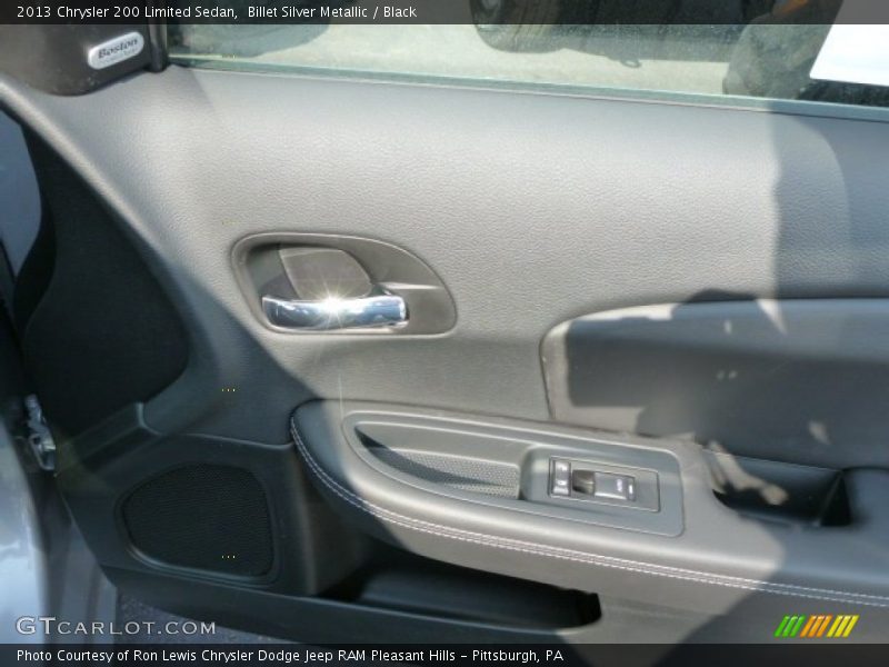 Billet Silver Metallic / Black 2013 Chrysler 200 Limited Sedan