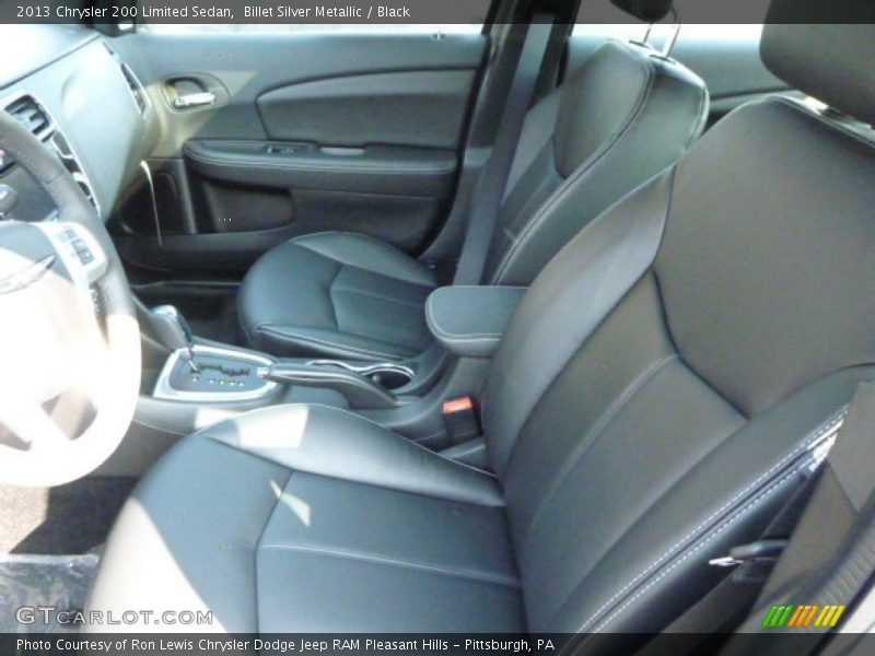 Billet Silver Metallic / Black 2013 Chrysler 200 Limited Sedan