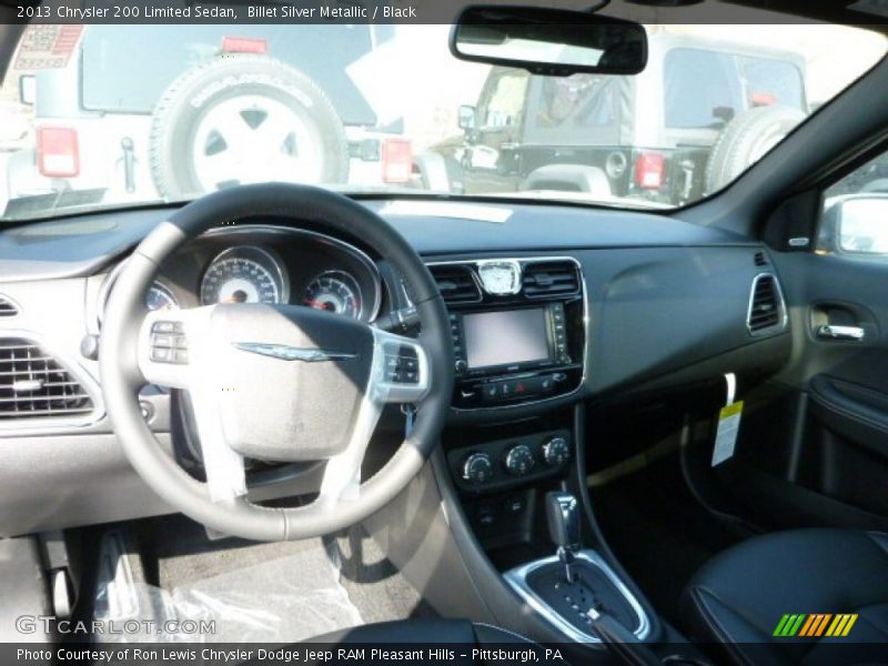Billet Silver Metallic / Black 2013 Chrysler 200 Limited Sedan