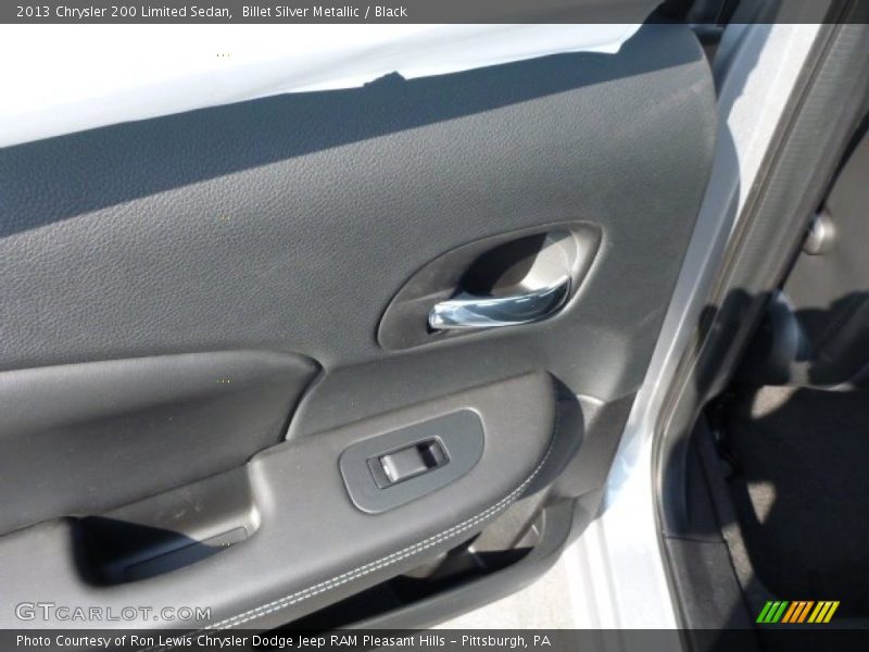 Billet Silver Metallic / Black 2013 Chrysler 200 Limited Sedan