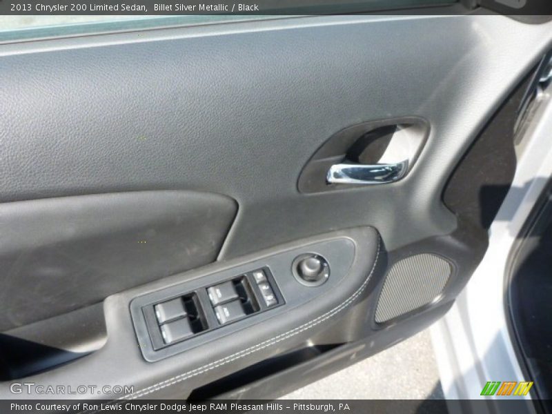 Billet Silver Metallic / Black 2013 Chrysler 200 Limited Sedan