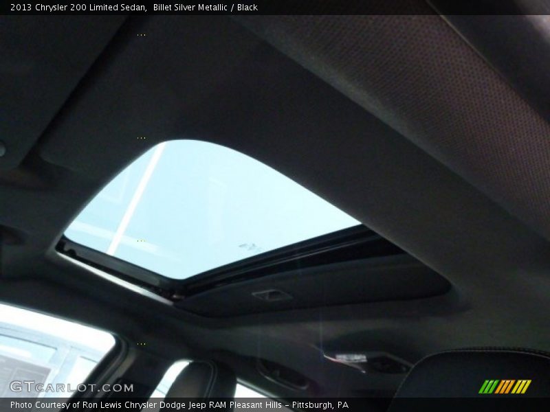 Billet Silver Metallic / Black 2013 Chrysler 200 Limited Sedan