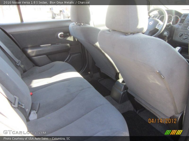 Blue Onyx Metallic / Charcoal 2010 Nissan Versa 1.8 S Sedan